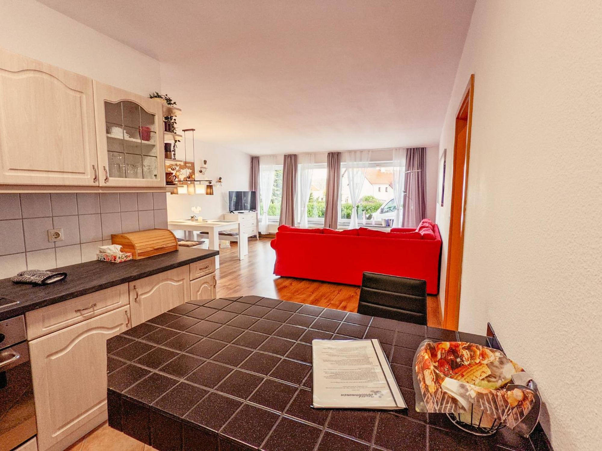 Apartamento W4 - Urlaubsmagie- Pool, Terrasse, Barbecue Lichtenhain  Exterior foto
